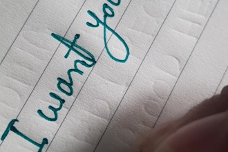 write anything with my pretty handwriting