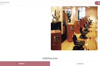 build a beauty salon website and nail salon website with booking for UK salons