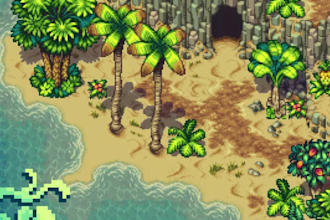 do pixel art tiles, animated tileset, pixel art top down, game icon and tilemap