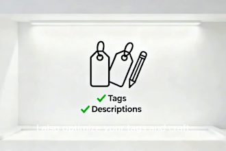 write high converting SEO etsy titles, descriptions and tags