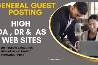 publish general guest post on high da blogs SEO guest post backlinks