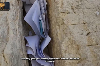 pray for you at the western wall and place your note in the kotel