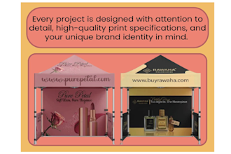 design a professional trade show booth and exhibition stand