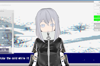 make you a 3d vroid model in my style