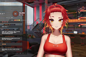 create anime vtuber model and live2d rigging with face tracking for vtube studio