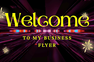 do good looking business flyer, event poster design in 24hrs