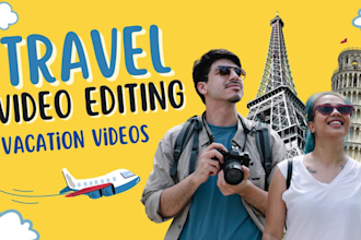 professionally edit your travel video