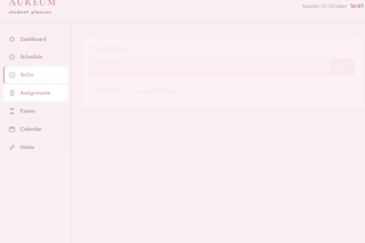 create a custom student planner using HTML CSS