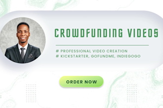 craft an engaging kickstarter indiegogo gofundme crowdfunding pitch video