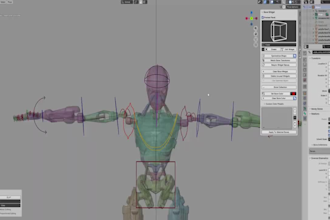 rig mechanical and robot characters in blender