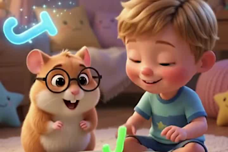 create kids learning videos