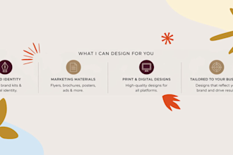 design modern branding and marketing materials