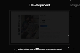 create a fully designed and developed website on tilda