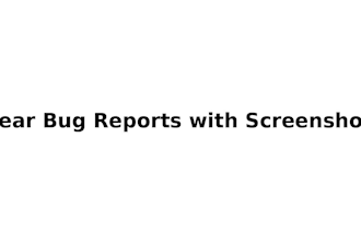 test your website or app and provide detailed bug reports