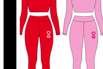 create apparel tech pack and mockups for your clothing brand