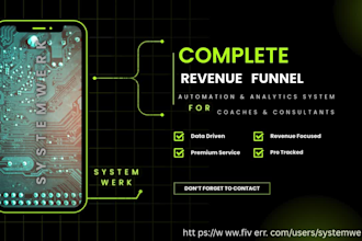 build a converting gohighlevel funnel and automation for coaches and consultants