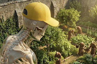 create viral ai skeleton short in dr data style for youtube and tiktok