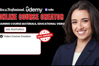 create and edit online course video, online course creation, training videos