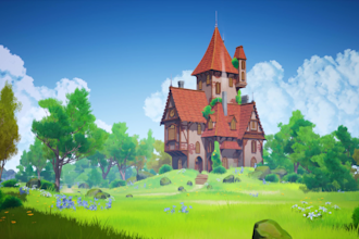 make a stylized environment in unreal engine, unity and godot