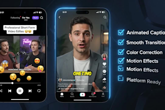 edit engaging short from videos for youtube shorts tiktok and instagram reels