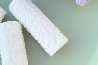 make a custom texture roller for clay from your design