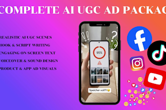 create realistic ai ugc video ads for your product or app
