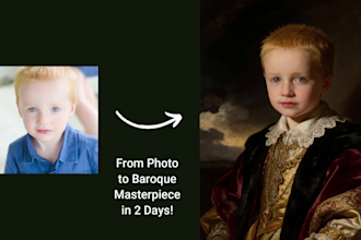 turn your photo into caravaggio baroque oil painting