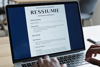 create professional resume CV and linkedin profile