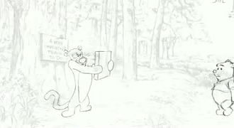 do 2d traditional hand drawn cel animation cartoon  disney style pencil sketch