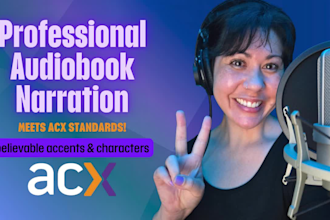 narrate and produce your audiobook to acx standards