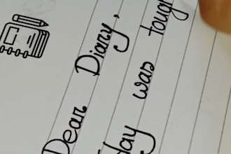 handwrite notes and letters