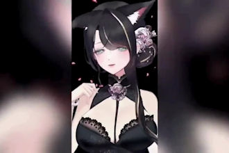 design and rig live2d vtuber model 3d vrchat avater in anime style for streaming
