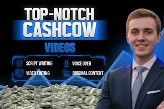 create crypto and finance videos for automated cash cow channel