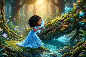 create an engaging african folktale story animation video for kids and youtube