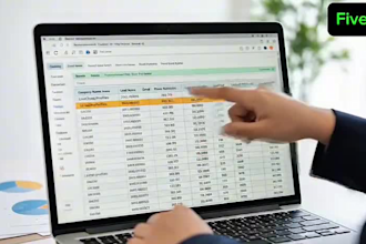 do lead generation, b2b lead generation, data entry, web research