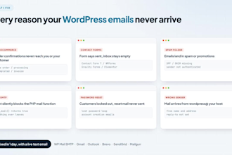 fix wordpress and woocommerce emails not sending, smtp and contact form 7