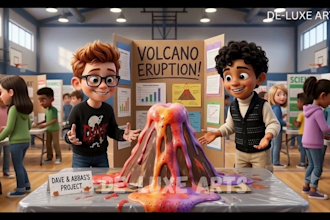 do ai disney animation, 3d disney cartoon disney pixar style, ai marketing video