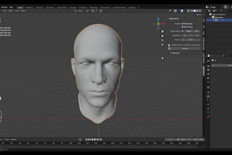 retopologize your 3d model, uv mapping and clean topology for your 3d model