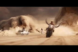 create vfx horror, fire effect, cgi integration, blood effect, scary, 3d monster