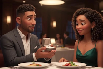 3d pixar ai proposal video 3d ai romantic storytelling 3d ai proposal video