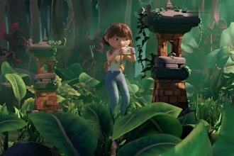 cgi animated short film,cinematic 3d cartoon music video,disney explainer video