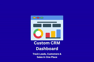 build a professional business website with CRM database integration