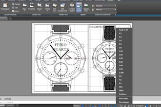 do manufacturer ready watch design watch technical drawing, jewelry 3d cad model