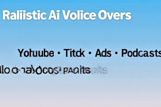 create an proffetional ai voice over human like
