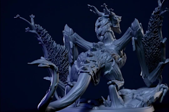 sculpt print dnd miniatures, tabletop games terrain model 3d printable stl file