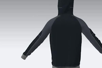 create 2d sewing patterns and clo3d garment fitting with PDF