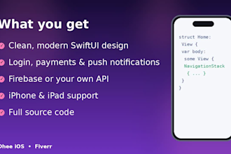 develop native ios app in swift