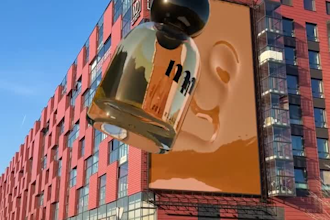 create 3d led screen, 3d billboard animation, 3d anamorphic animation, cgi fooh