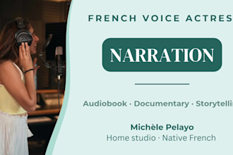 be your french audiobook narrator