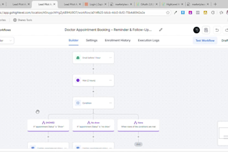 setup gohighlevel CRM, funnels, workflows and automation